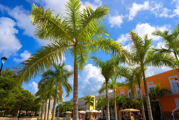 Cozumel island houses in mayan Mexico — Stock Photo, Image