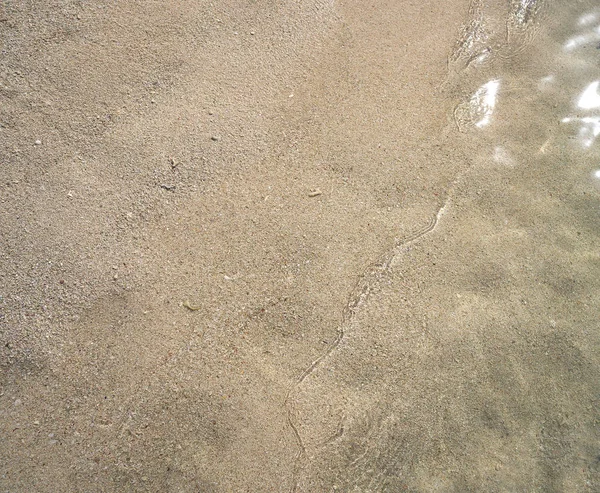 Caribbean beach sand stranden detalj — Stockfoto