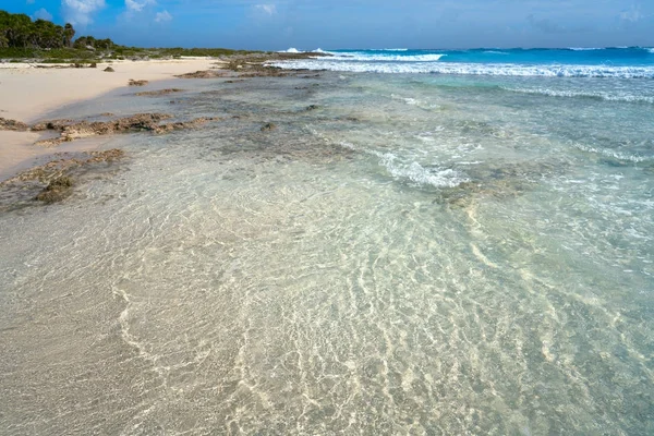 Plage de Cozumel île de Bush sur la Riviera Maya — Photo