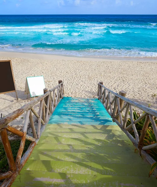 Cozumel eiland San Martin-strand in Mexico — Stockfoto