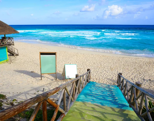 Cozumel island San Martin beach in Mexico — Stock Photo, Image