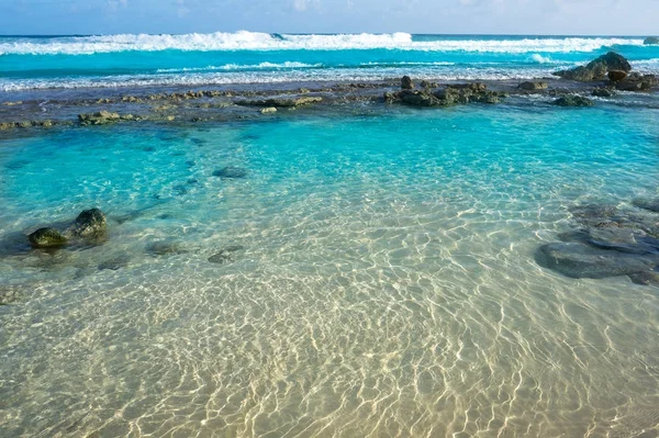 Wyspa Cozumel plaża Riviera Maya Meksyk — Zdjęcie stockowe