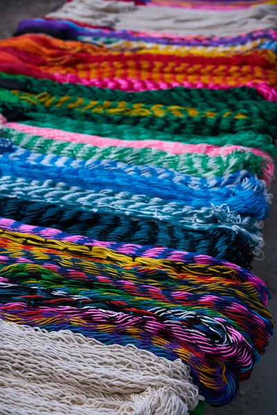 Chichen Itza renkli hamak Meksika — Stok fotoğraf