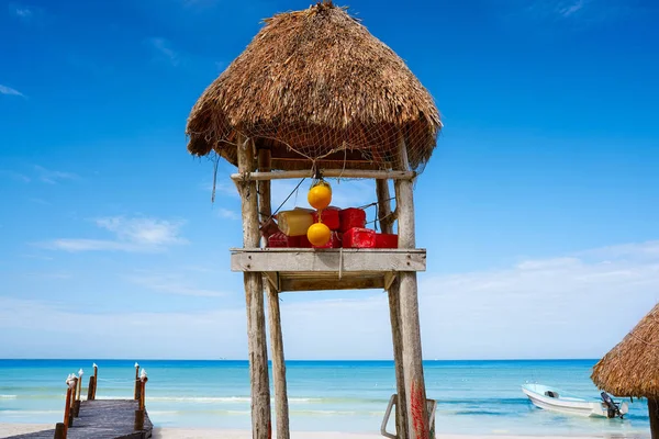 Holbox île tropicale à Quintana Roo Mexique — Photo