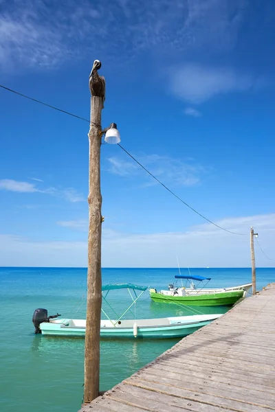 Tropikalna wyspa Holbox w Quintana Roo, Meksyk — Zdjęcie stockowe