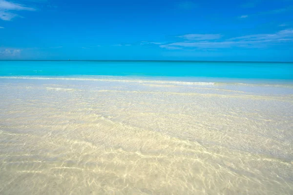 Karibischer türkis perfekter strand riviera maya — Stockfoto