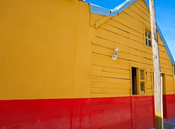 Holbox Island färgglada Caribbean hus Mexiko — Stockfoto