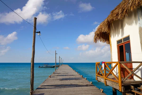 Ilha tropical Holbox em Quintana Roo México — Fotografia de Stock