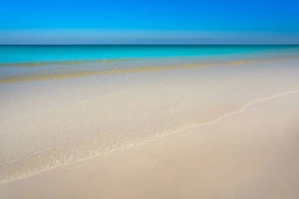 Karib-tenger türkizkék tökéletes tengerparti Riviera Maya — Stock Fotó