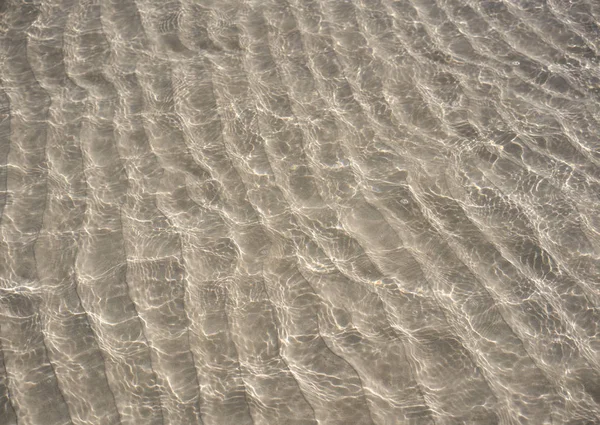 Caraibi trasparente acqua spiaggia riflessione — Foto Stock