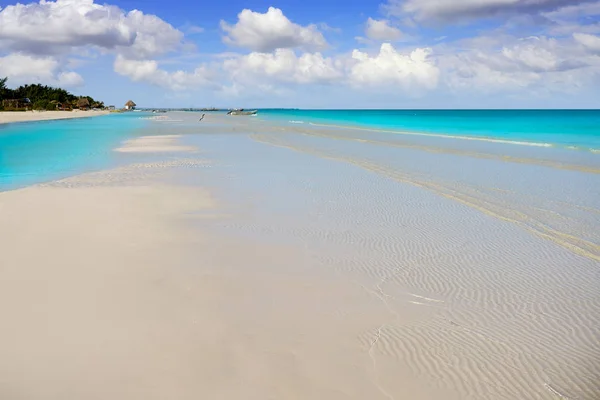 Ilha Holbox turquesa em Quintana Roo México — Fotografia de Stock