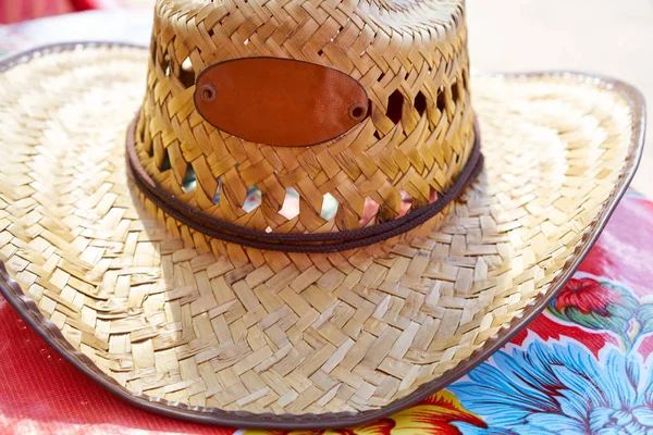 México chapéu de palha masculino tradicional — Fotografia de Stock