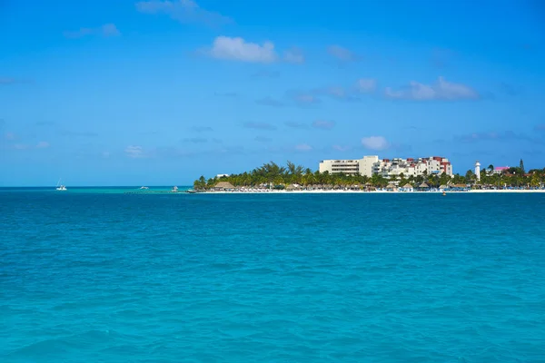 Isola di Isla Mujeres vicino Cancun Caraibi — Foto Stock