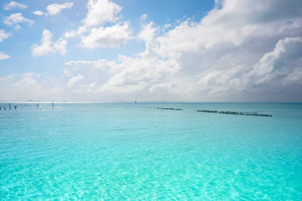 Isla Mujeres sziget Karib-beach, Mexikó — Stock Fotó