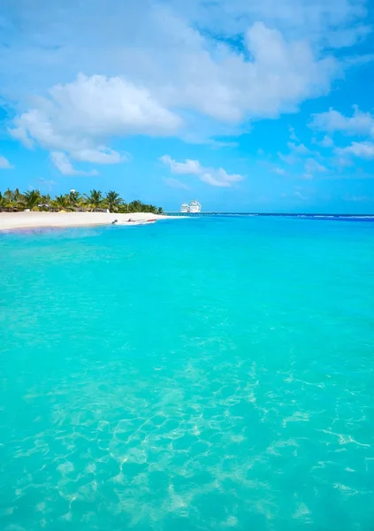 Mahahual Caribbean beach in Costa Maya — Stock Photo, Image