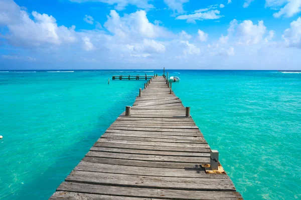 Mahahual Caribbean beach i Costa Maya — Stockfoto
