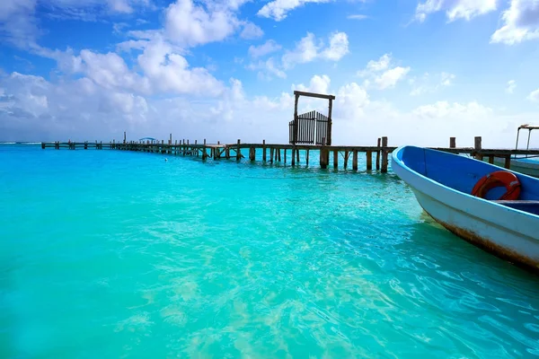 Mahahual Karaibów plaży w Costa Maya — Zdjęcie stockowe