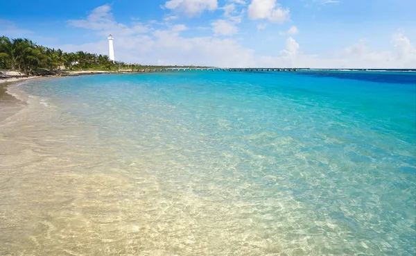 Mahahual Mexico Caribbean beach in Costa Maya — Stockfoto