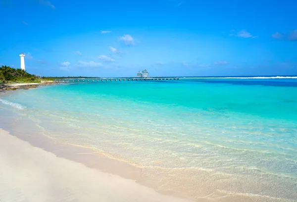 Mahahual Mexico Caribbean beach in Costa Maya — Stockfoto