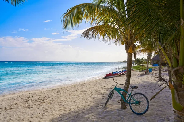 Spiaggia caraibica Mahahual in Costa Maya — Foto Stock