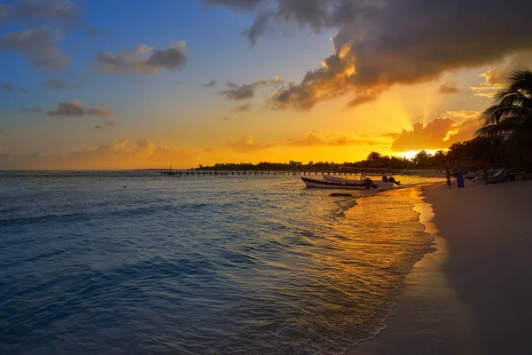 Playa del Caribe Mahahual en la Costa Maya — Foto de Stock