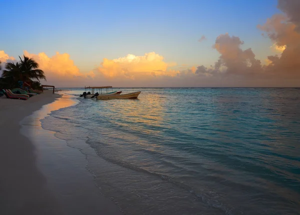 Mahahual karibské pláže v Costa Maya — Stock fotografie