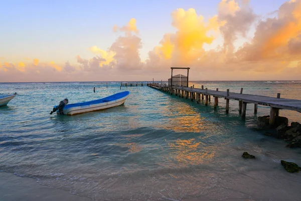 Mahahual karibischer strand in costa maya — Stockfoto