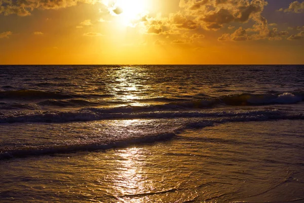 Costa Maya Mahahual Caribbean beach — Stok fotoğraf