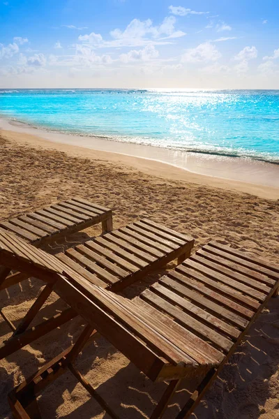 Mahahual Caribbean beach in Costa Maya — Stock Photo, Image