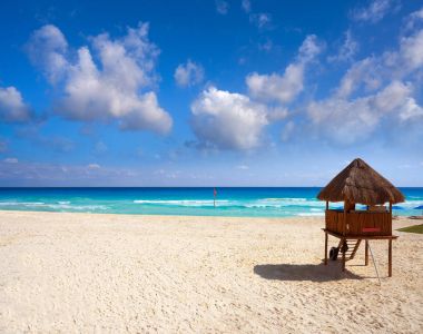 Playa Marlin Meksika'da Cancun Beach