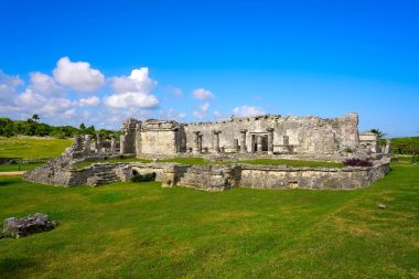 Riviera Maya tulum Maya şehir kalıntıları