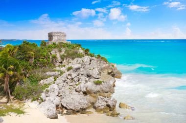Riviera Maya tulum Maya şehir kalıntıları