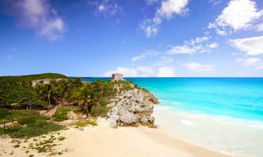 Riviera Maya tulum Maya şehir kalıntıları