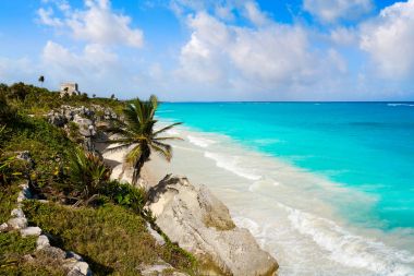 Riviera Maya tulum Maya şehir kalıntıları