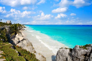 Riviera Maya tulum Maya şehir kalıntıları