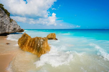 Riviera Maya Maya Karayip adlı Beach'te tulum 