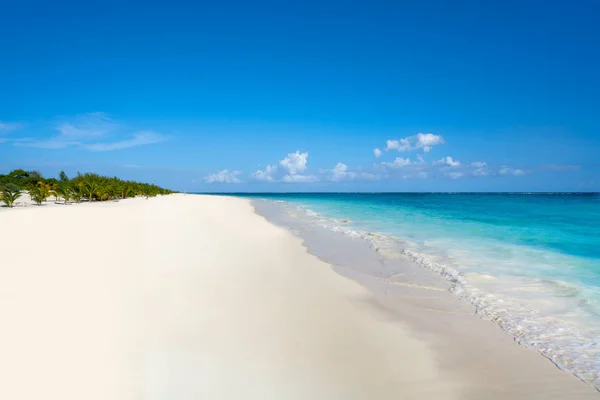 Riviera Maya Caribische strand turquoise Mexico — Stockfoto