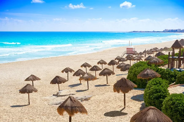 Cancun Playa Delfines beach Riviera Maya — Zdjęcie stockowe