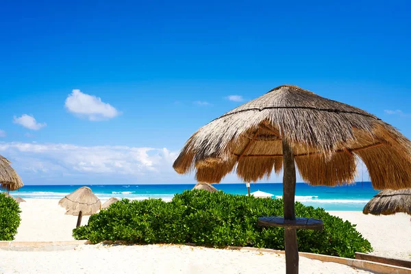 Cancun Playa Delfines beach Riviera Maya — Zdjęcie stockowe
