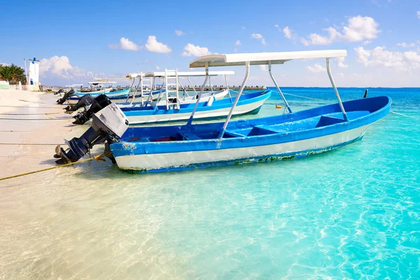 Puerto Morelos Strand an der Riviera Maya — Stockfoto