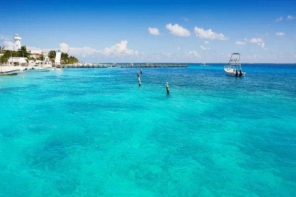 Puerto Morelos beach in Mayan Riviera — Stock Photo, Image