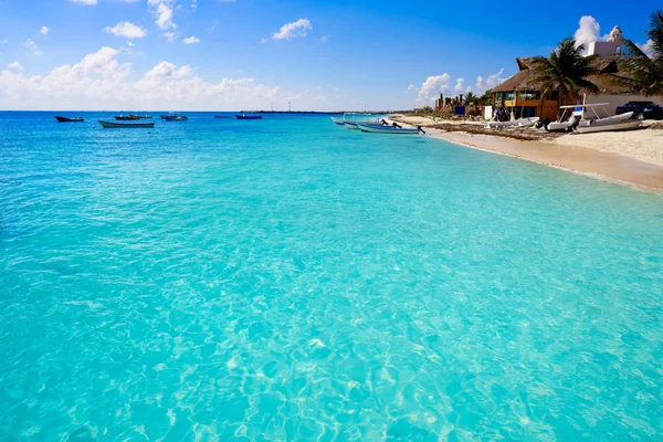 Puerto Morelos strand in Riviera Maya — Stockfoto