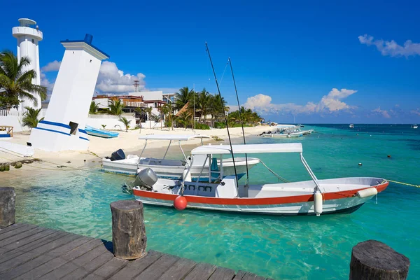 Puerto Morelos beach in Mayan Riviera — Stock Photo, Image