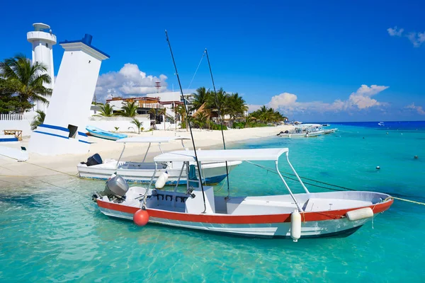 Spiaggia di Puerto Morelos nella Riviera Maya — Foto Stock