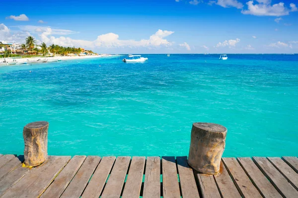 Puerto Morelos strand in Riviera Maya — Stockfoto