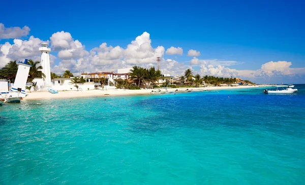 Plage de Puerto Morelos sur la Riviera Maya — Photo