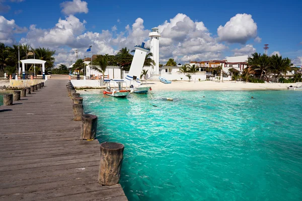Playa de Puerto Morelos en Riviera Maya — Foto de Stock