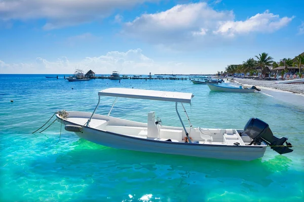 Puerto Morelos strand på Riviera Maya — Stockfoto