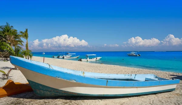 Puerto Morelos strand på Riviera Maya — Stockfoto