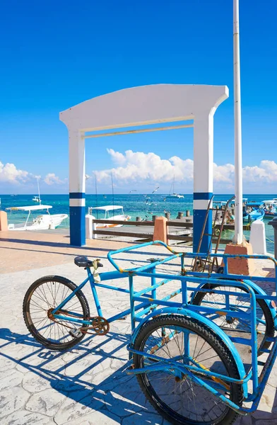 Puerto Morelos muelle en Riviera Maya — Foto de Stock